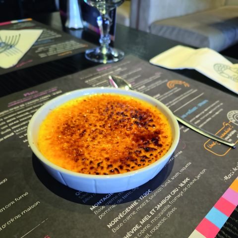 Crème brûlée maison